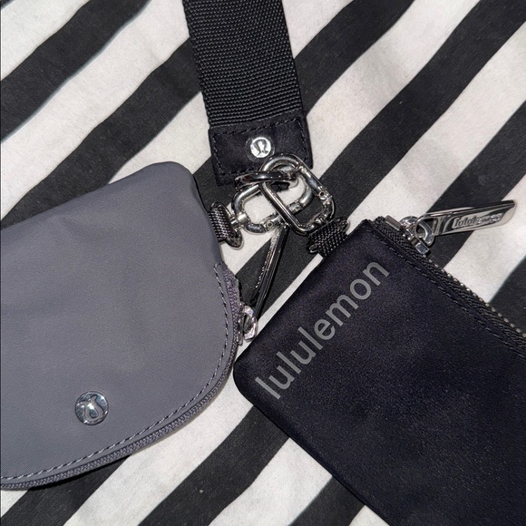 Lululemon Athletica‎ Black and Gray Pouch Set - Picture 3 of 3